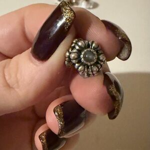 Pandora Grey Flower Charm